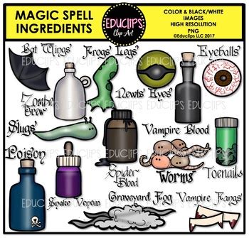 Enchanted flying spell ingredient